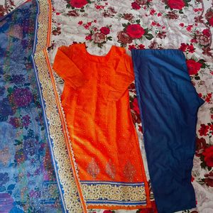 Orgenza Kurta Pant Set Vary Beautiful💥