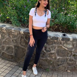 Beautiful white crop top