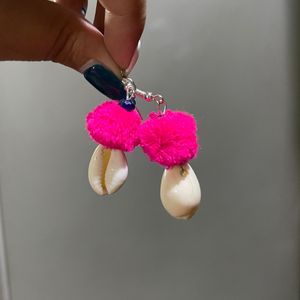 Cowrie Shell Earring