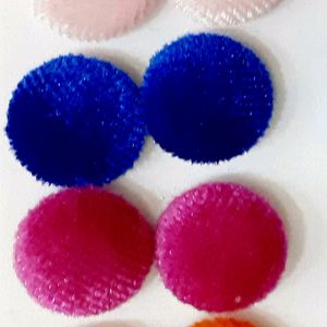 New item Designer Latest Round Velvet Stud