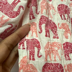 Elephant Printed Dress