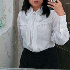 White Korean Shirt