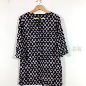 Black Printed Tunic(Women’s)