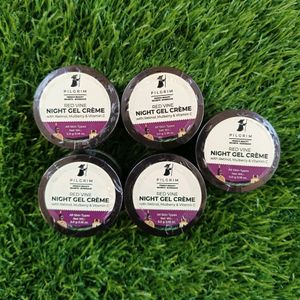 5 Pcs Pilgrim Red Vine Night Gel Cream