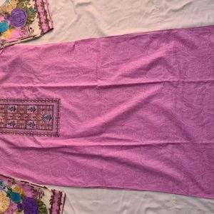 Kurta Set With Full Size Dupatta