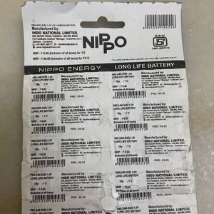 NIPPO ENERGY 2AA BATTRIES