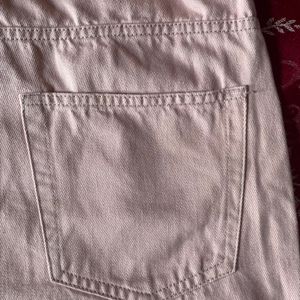 High Rise Peach/Light Pink baggy Jeans