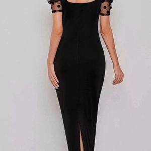 Women Bodycon Black Dress