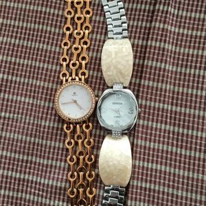 2 Beautiful Watches Not Working But Good Condition