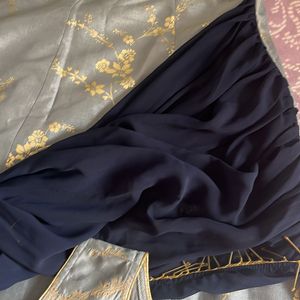 Lehnga/ skirt With Attached Dupatta And Blouse