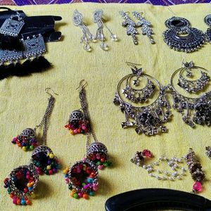 Earings ,Bracelet And Chain