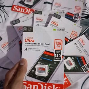 New 128 Gb Memory Card Sandisk Fix Rate