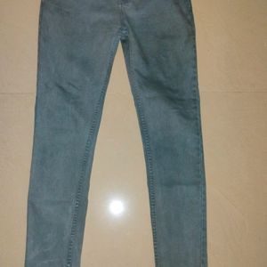 Grey Colour Slim Jeans