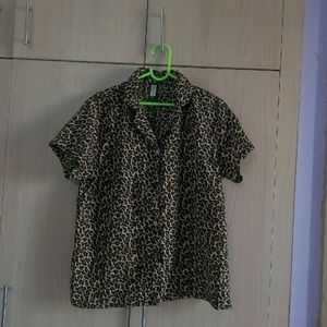 NIGHT DRESS - LEOPARD PRINT