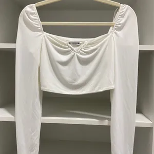 Zara White Long sleeve Top