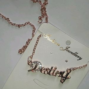 Chain With Word "Destiny"