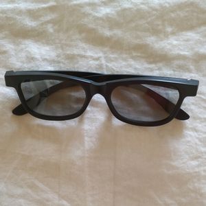 Black Plastic frame 3D Glasses