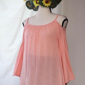 Cold Shoulder Cotton Top