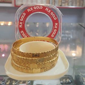 M.K.Gold Bangles (4pcs)