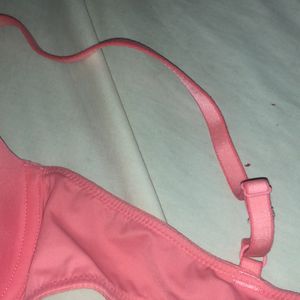 Watermelon Pink Full Cup Bra Never Used 32D