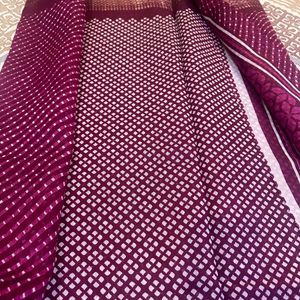 Purple Saree