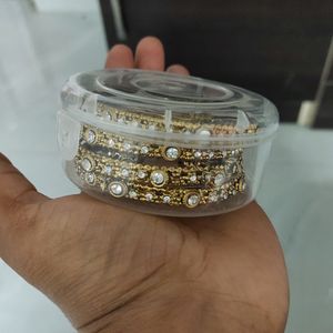 Golden Bride Set Of 4 Bangles