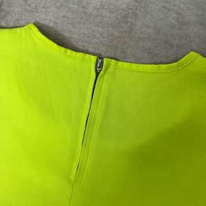 Neon Green Yellow Top