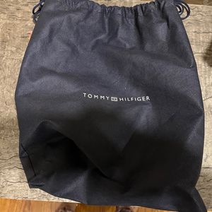 Tommy Hilfigher Drawstring Bag Navy Blue