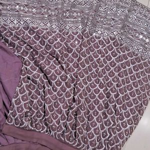 Semi Stitch  Lahnga With Dupatta