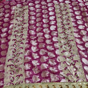 Beetroot Colour Saree