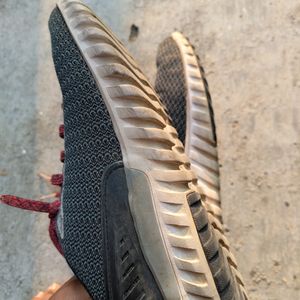 Charcoal Red Reebok Sports Shoe