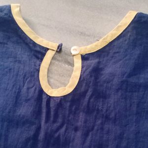 Blueish Blue Kurti