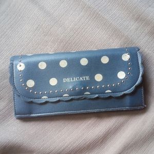 Navy Blue Delicate Wallet Women