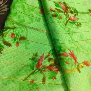 Zari Saree (Green)