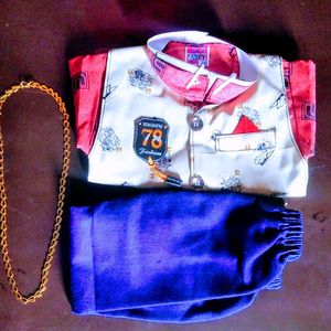 Shirt With Pant For Kids 6 To 15 Month