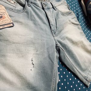 U.S POLO DENIM JORTS Y2k