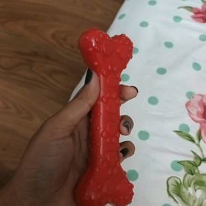 Silicone Red Bone For Dogs