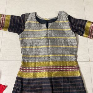 Khadi Traditional Piece Kurta Set