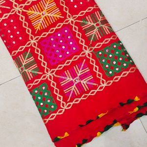 Phulkari With Mirror Work