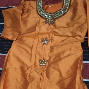 Orange Kurta