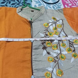 Khadi Silk Kurta Plazo Set