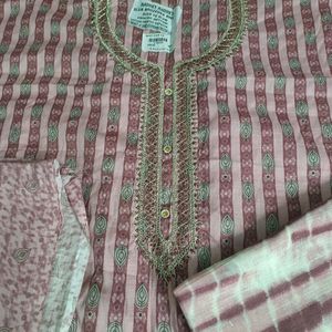 Cotton Unstitched Suit