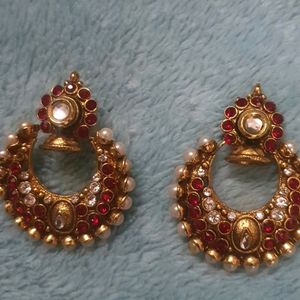 Alloy Minakari  Earings