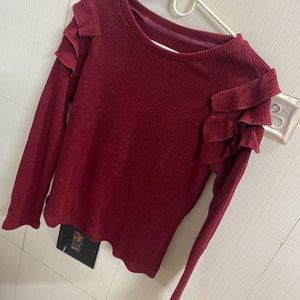 STYLISH MAROON TOP