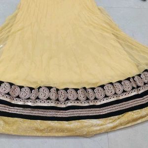 Yellow Anarkali