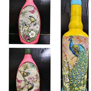 Combo Of Two Decorative Bottles