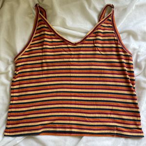 Outfitters Strip Spaghetti Top