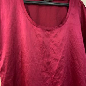 Rose Silk Top