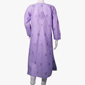 Silkari  Women's pure cotton lavender colour