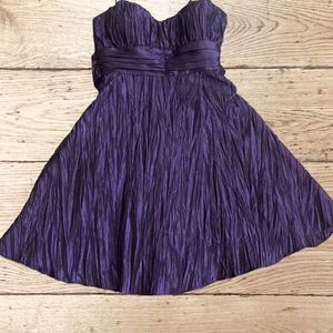 Purple Flared Princess Birthday Dress Urbanic